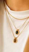 Load image into Gallery viewer, Cosmic Black Cat Eye Stone Necklace
