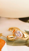 Load image into Gallery viewer, Cosmic Pop Stone Hoop
