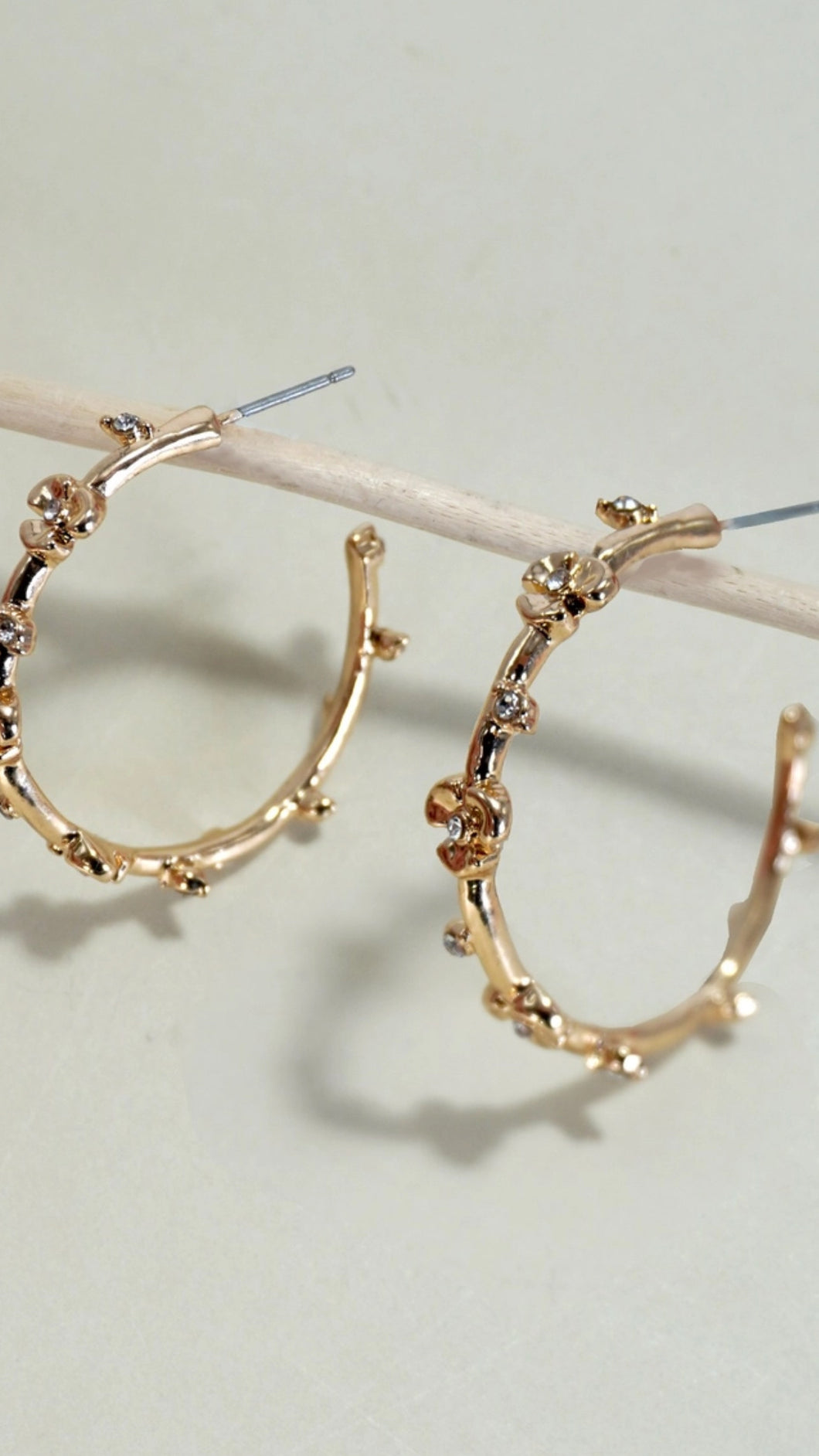 Cosmic Flower Leaf Hoop