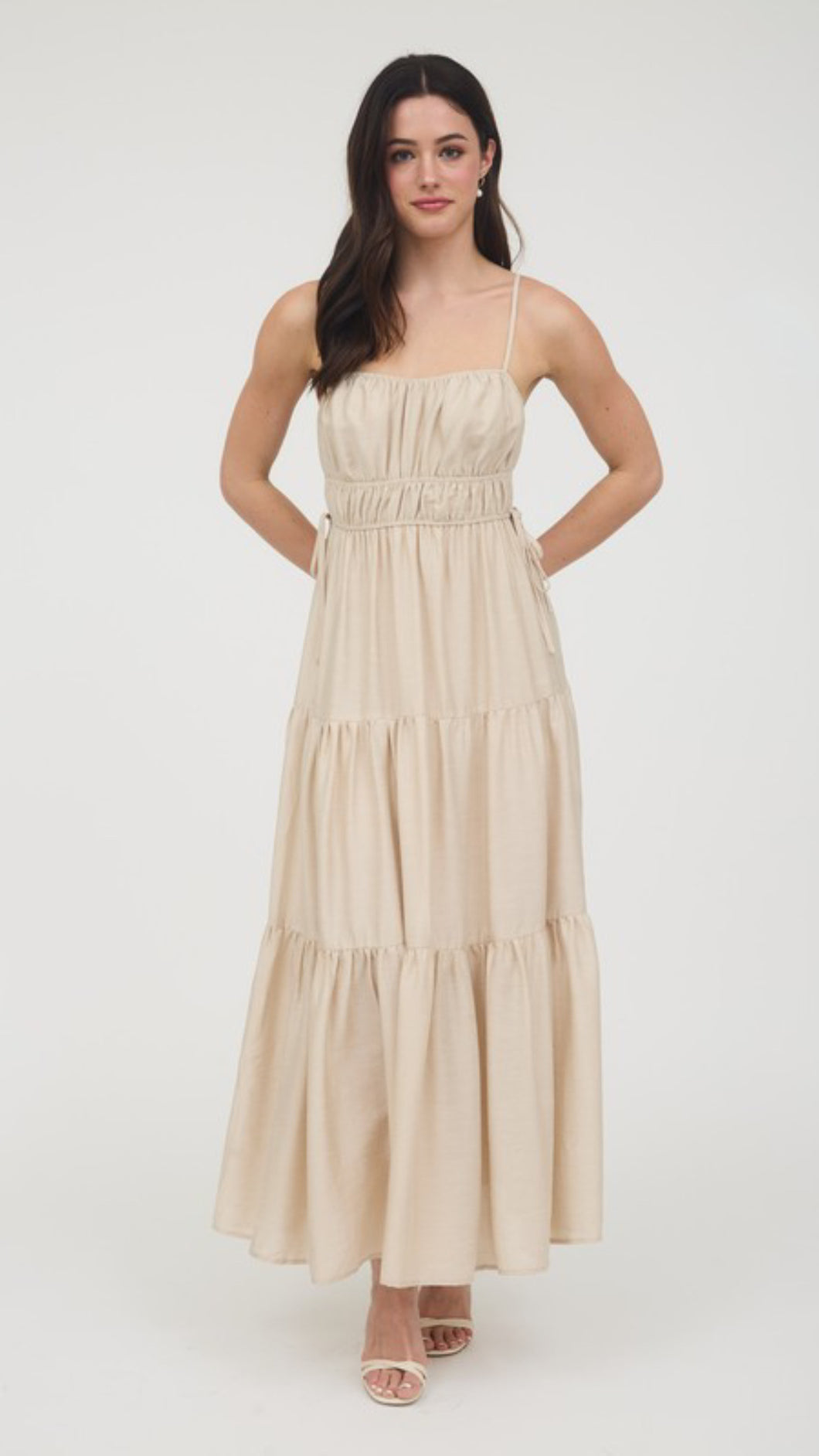 Cosmic Greer Beige Dress