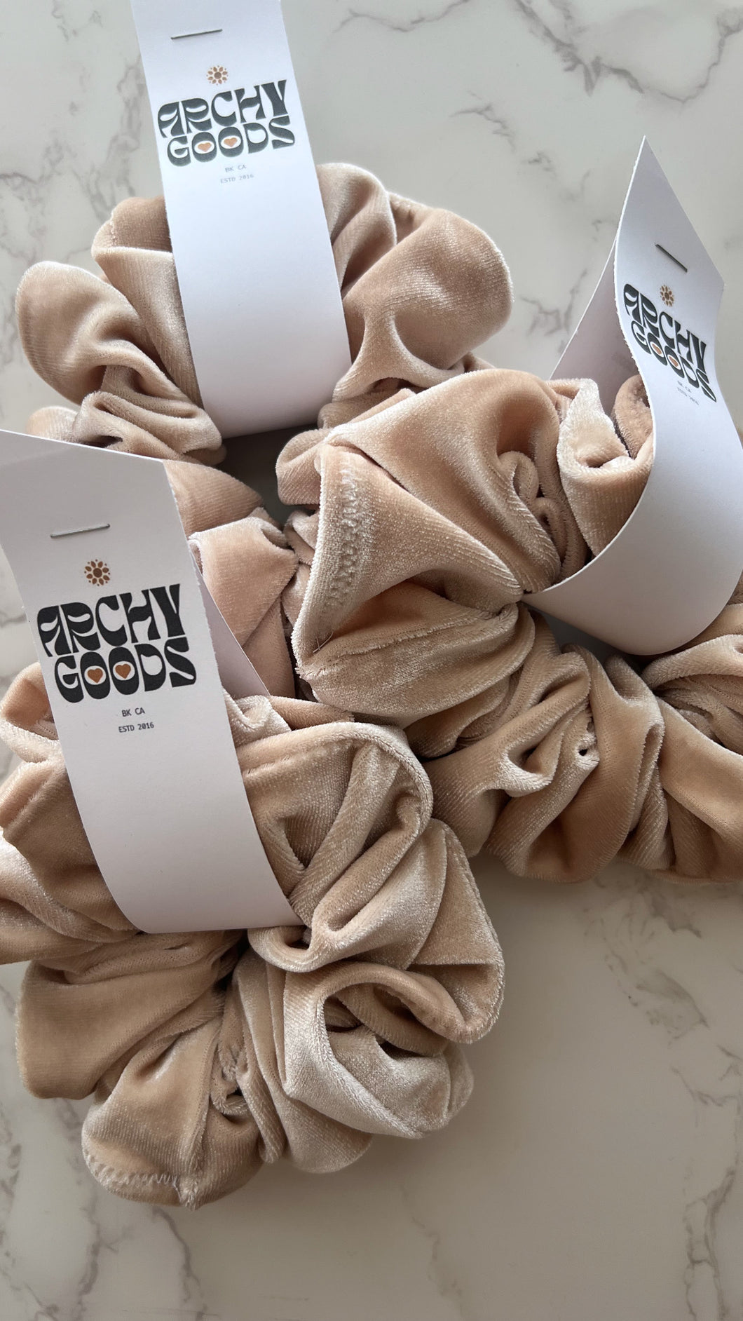 Cosmic Archy Champagne Please Scrunchie