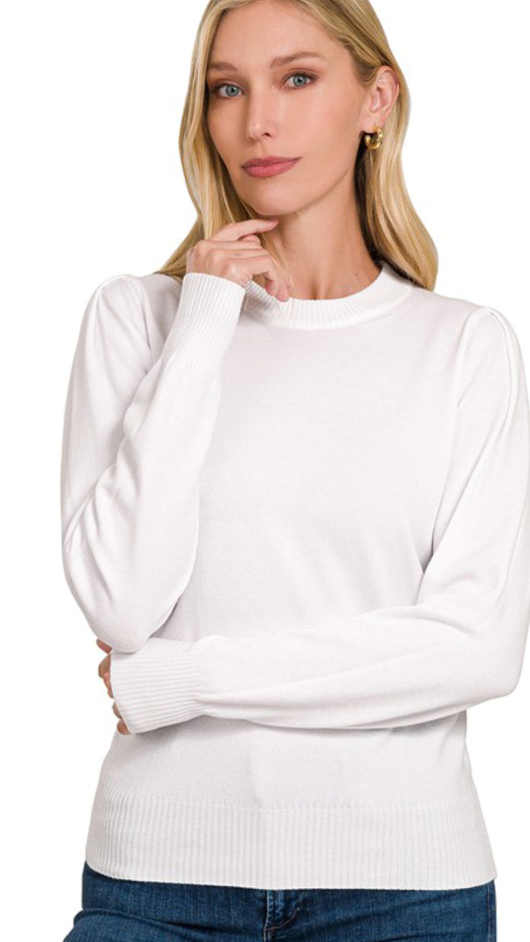 Cosmic Molly White Top