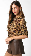 Load image into Gallery viewer, Cosmic Lyss Leopard Blouse
