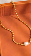 Load image into Gallery viewer, Cosmic Pearled Ball Chain Necklace
