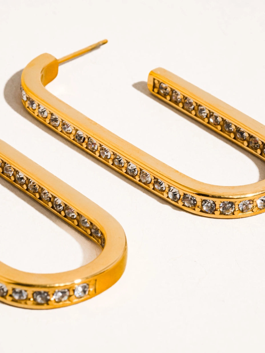 Cosmic Bling Drop Hoop
