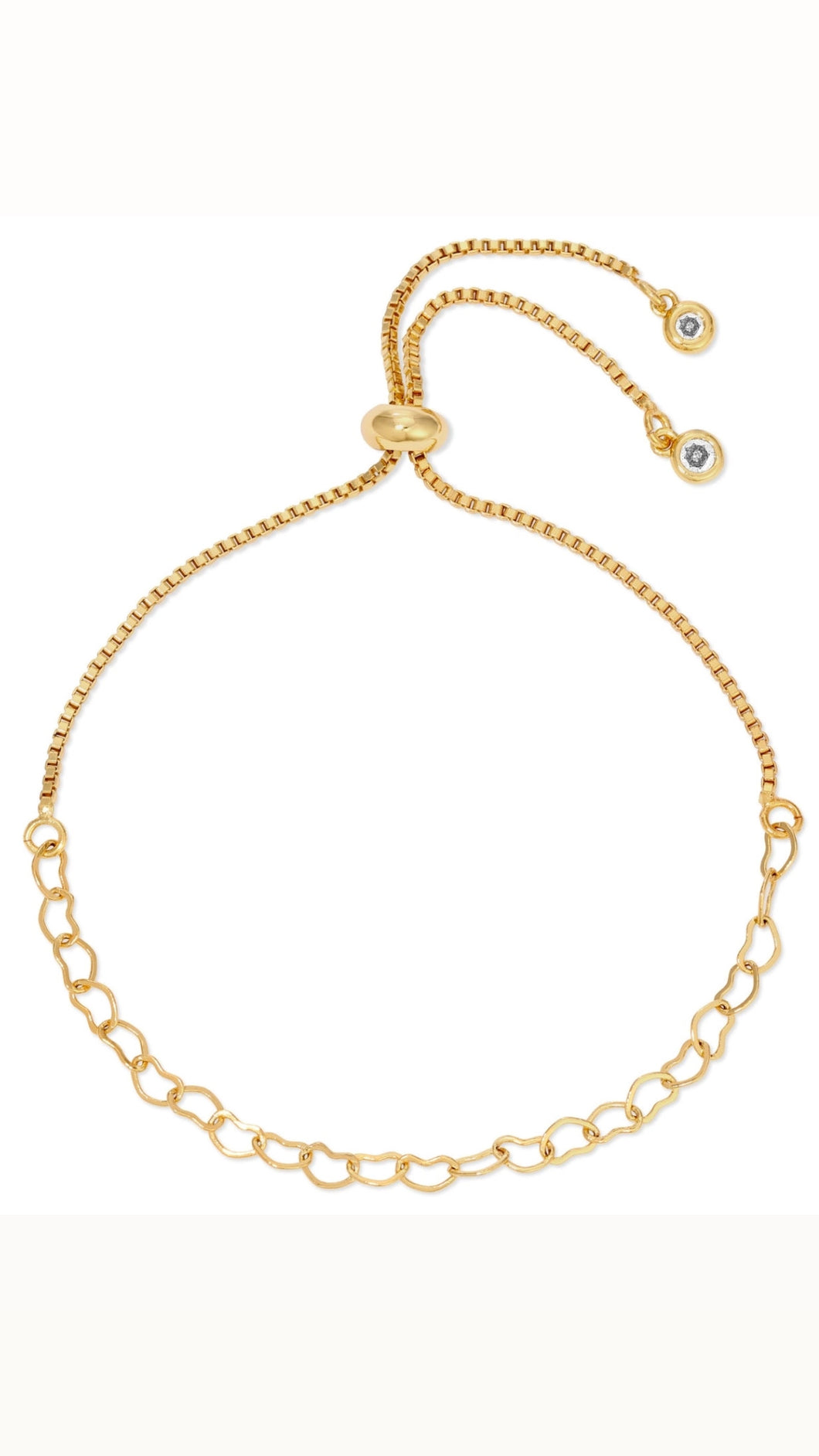 Cosmic Heart Link Bracelet
