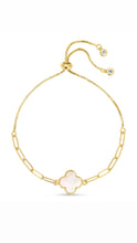 Load image into Gallery viewer, Cosmic Pearled Quatrefoil Bracelet
