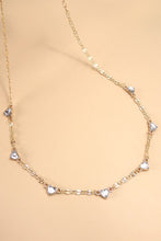 Load image into Gallery viewer, Cosmic Sparkle Heart Layering Chain Necklace
