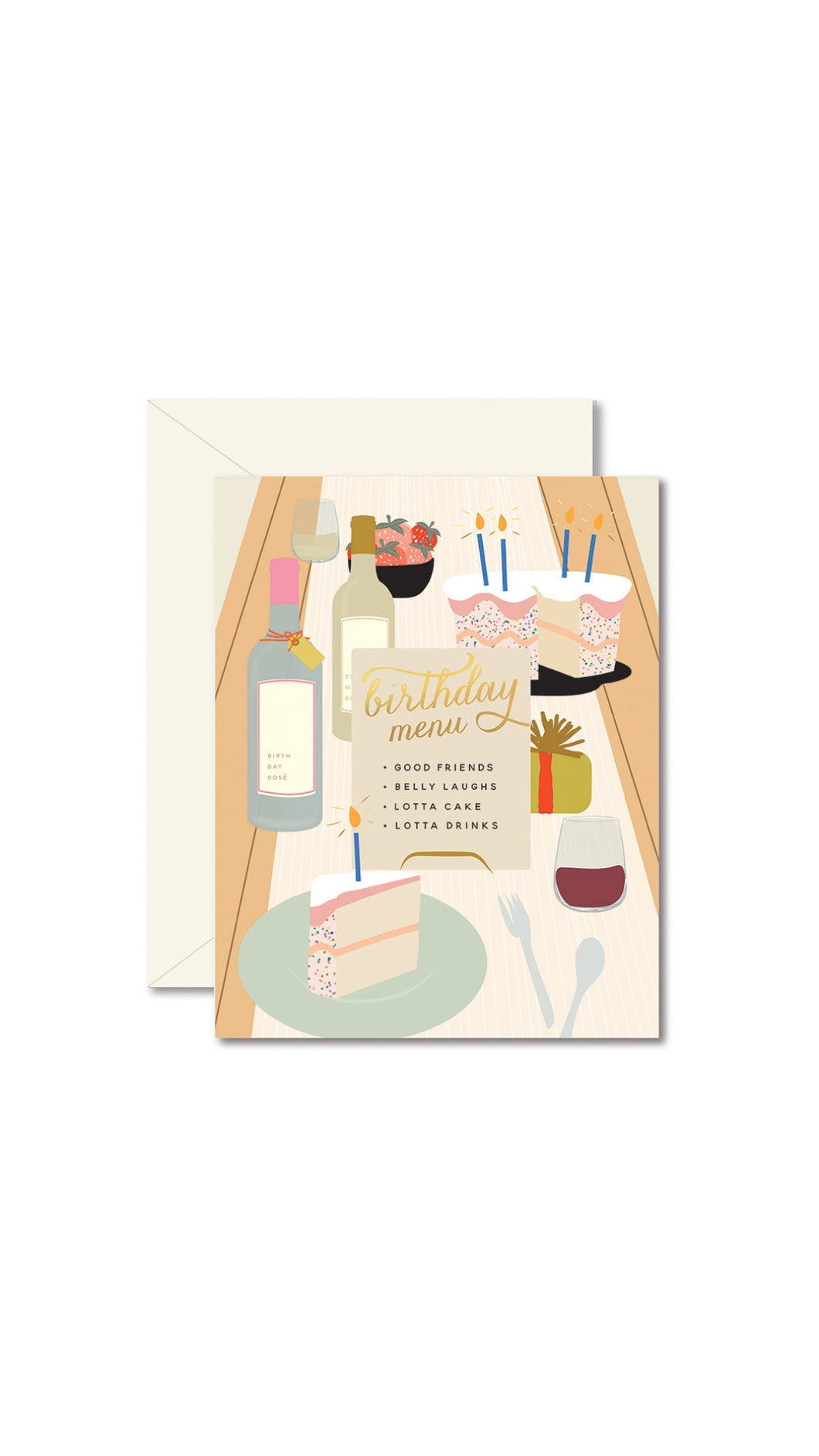 Cosmic Birthday Tablescape Card