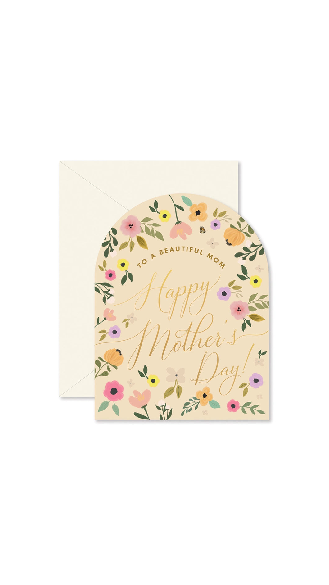 Cosmic Floral Mother's Day Card