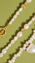 Load image into Gallery viewer, Cosmic Pearled Heart Choker

