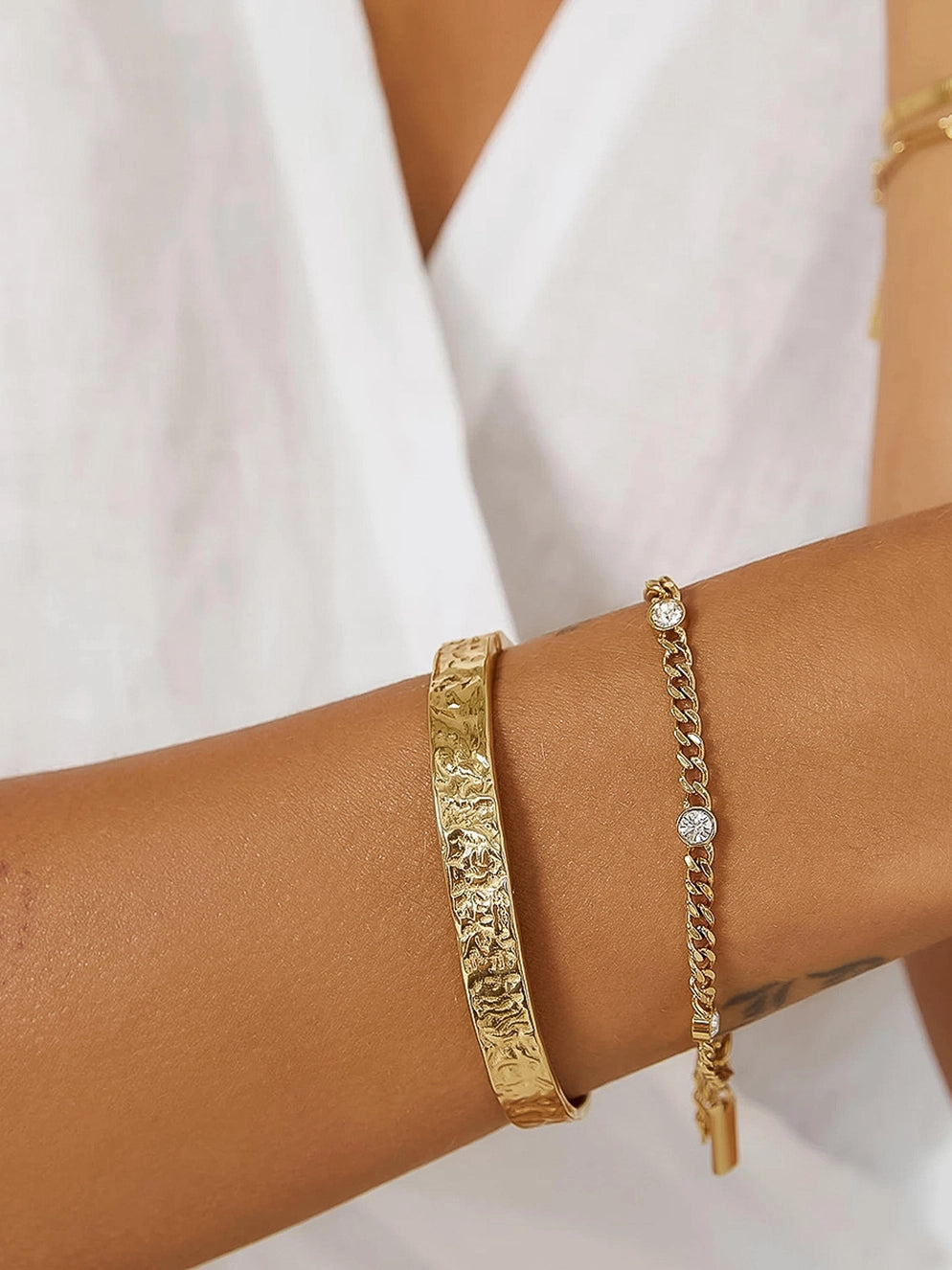 Cosmic Glam Chain Bracelet