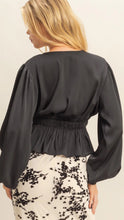 Load image into Gallery viewer, Cosmic Soren Black Blouse
