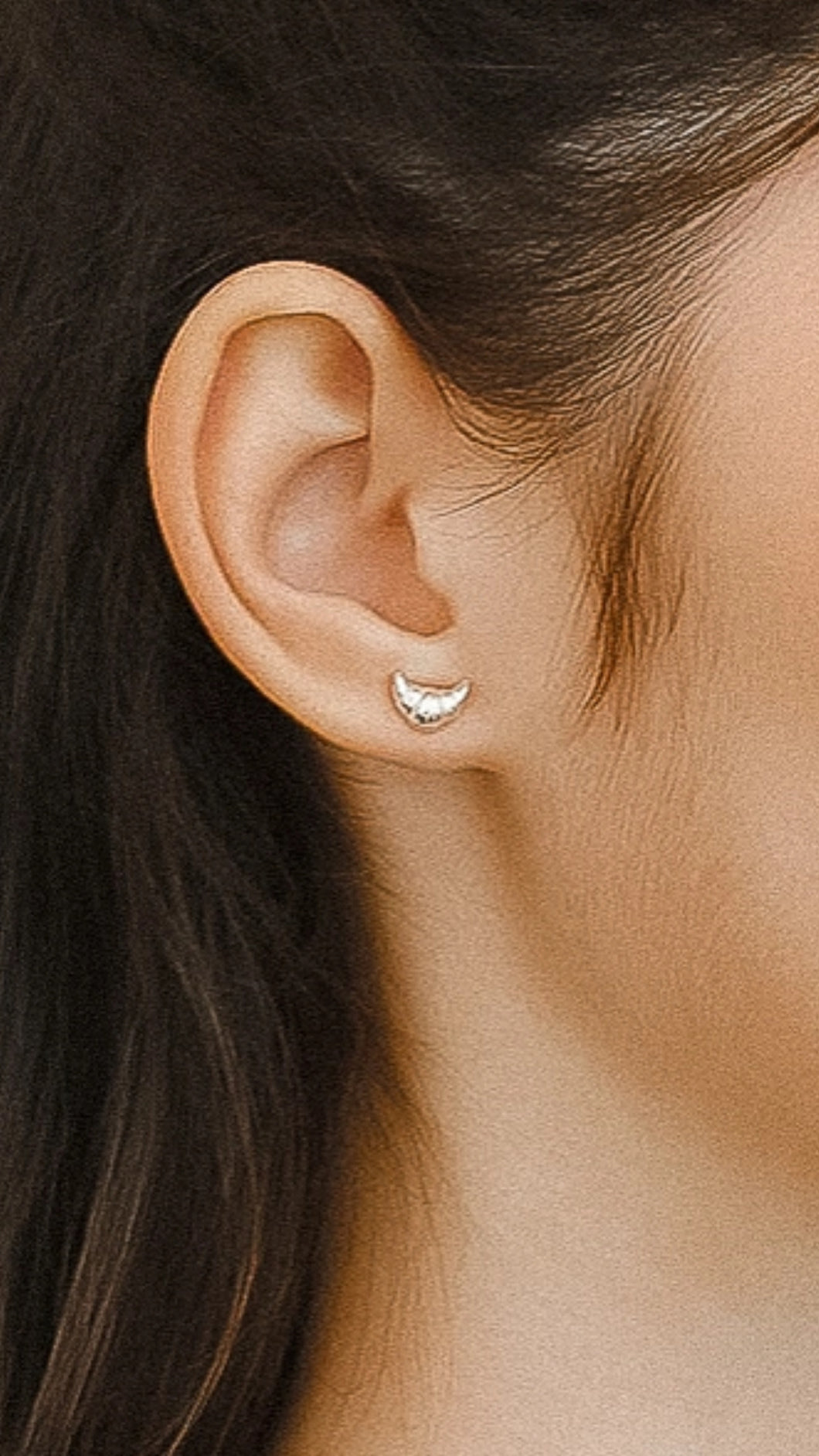 Cosmic Croissant Stud
