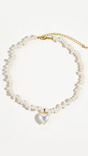 Load image into Gallery viewer, Cosmic Pearled Heart Choker
