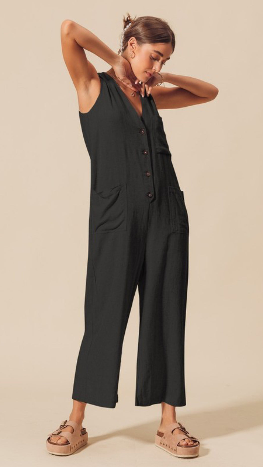 Cosmic Belin Black Jumpsuit