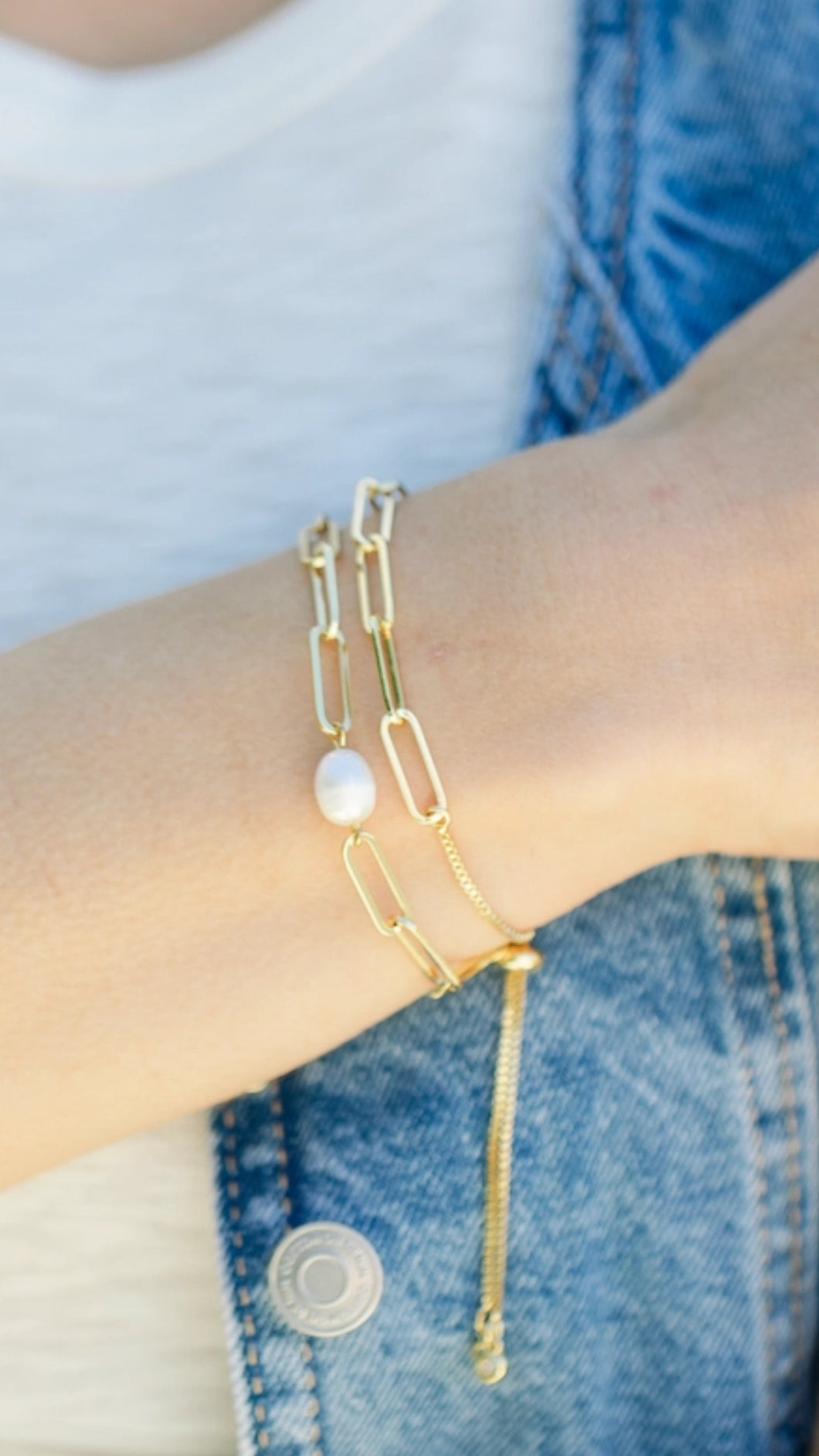 Cosmic Large Link Bracelet