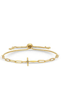 Load image into Gallery viewer, Cosmic Delicate Cross Bracelet
