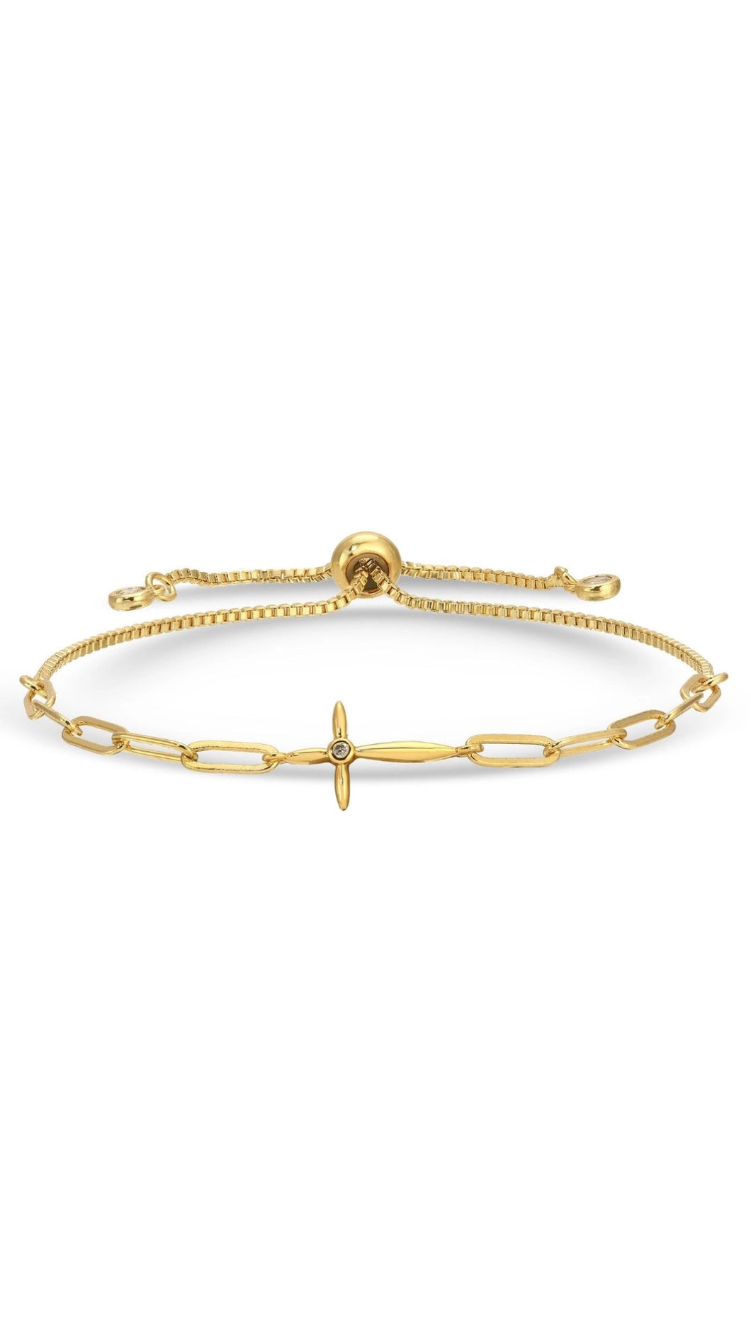 Cosmic Delicate Cross Bracelet