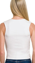 Load image into Gallery viewer, Cosmic Calia White Tank
