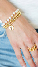 Load image into Gallery viewer, Cosmic Cut Out Cross Charm Bracelet

