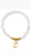 Load image into Gallery viewer, Cosmic White Stone Charm Bracelet
