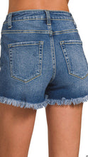 Load image into Gallery viewer, Cosmic Zippity Distressed Shorts
