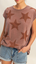 Load image into Gallery viewer, Cosmic Starr Mocha Muscle Tee
