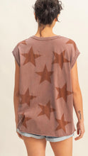 Load image into Gallery viewer, Cosmic Starr Mocha Muscle Tee
