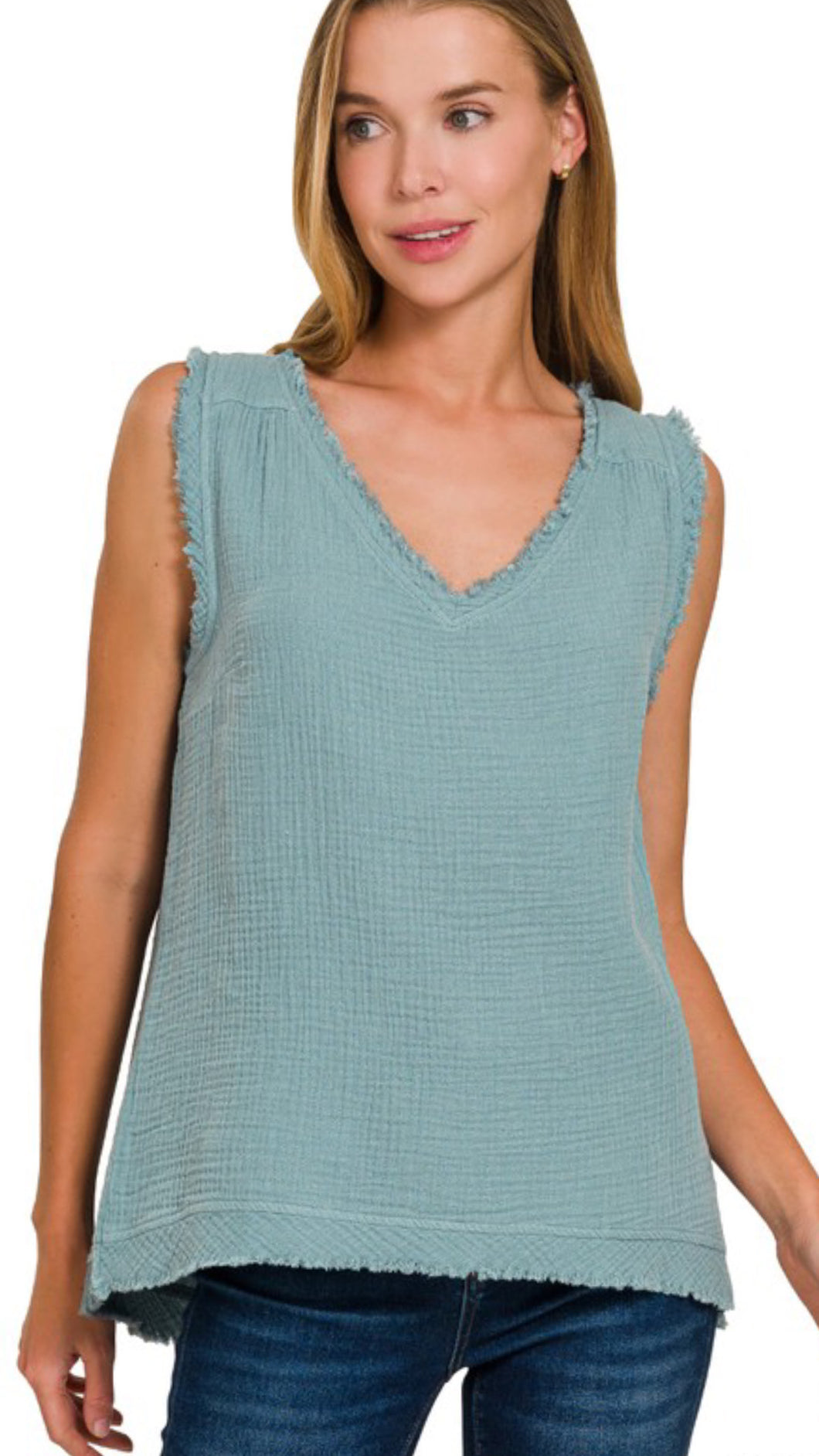 Cosmic Gwyn Vintage Blue Tank