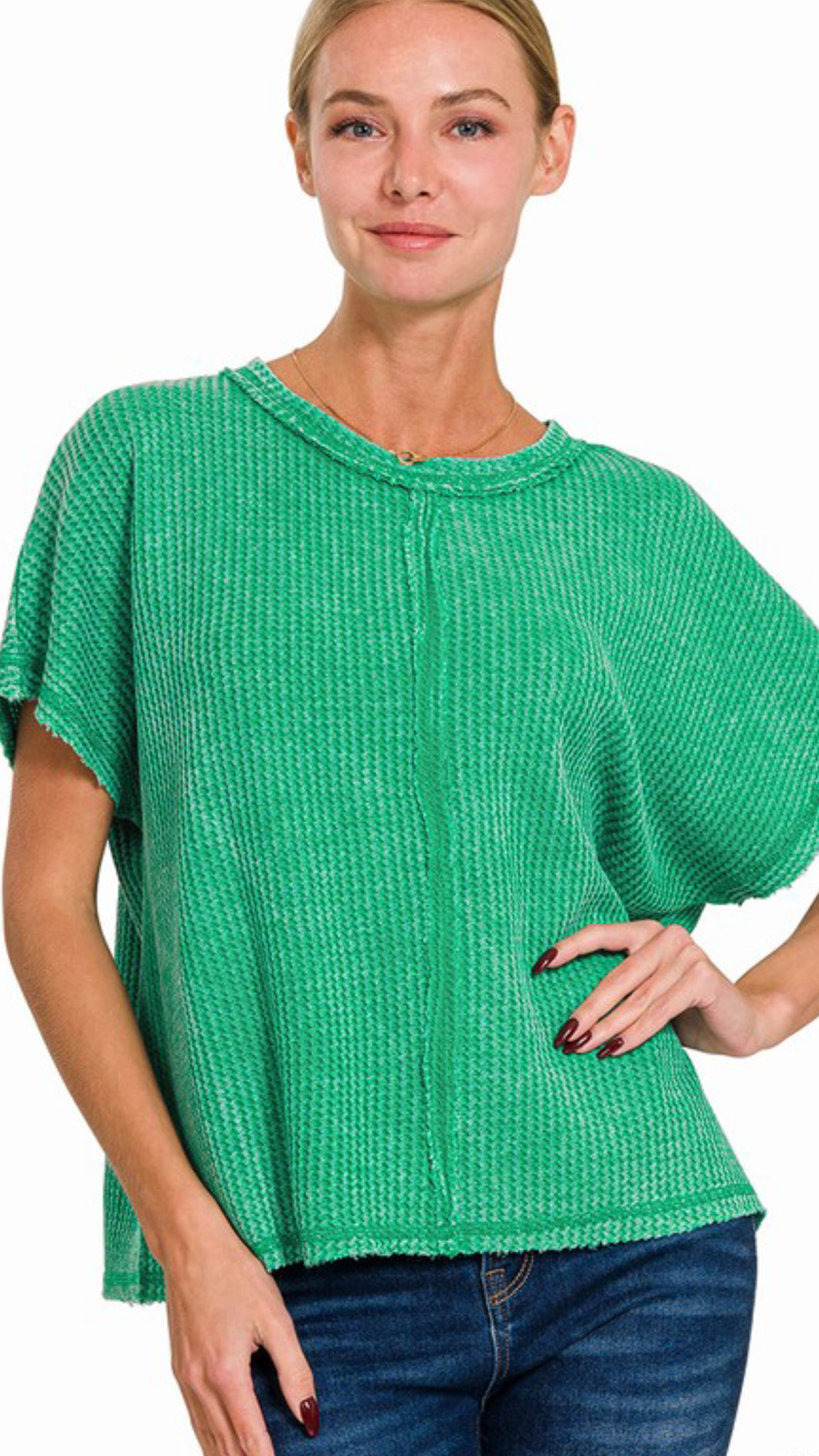 Cosmic Krew Kelly Green Top