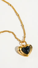 Load image into Gallery viewer, Cosmic Heart Throb Ebony Necklace
