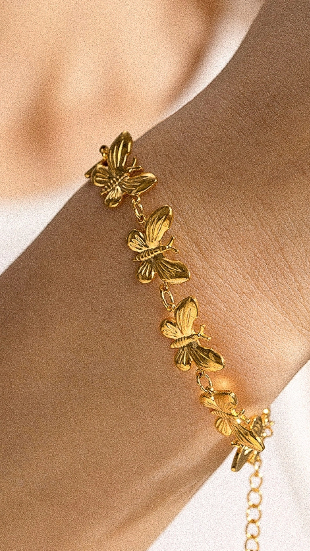 Cosmic Butterfly Link Bracelet