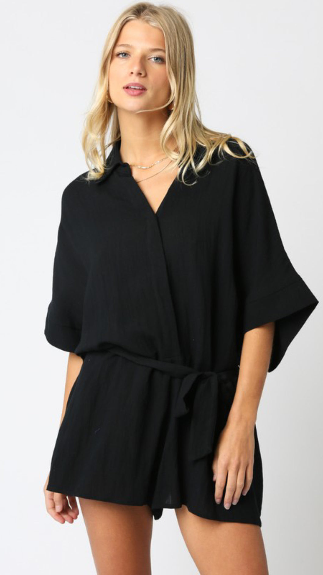 Cosmic Jules Black Romper