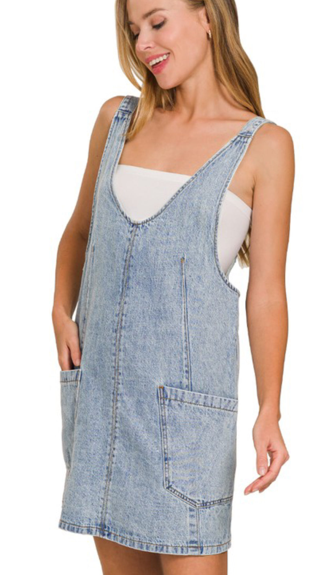 Cosmic Pardi Denim Dress