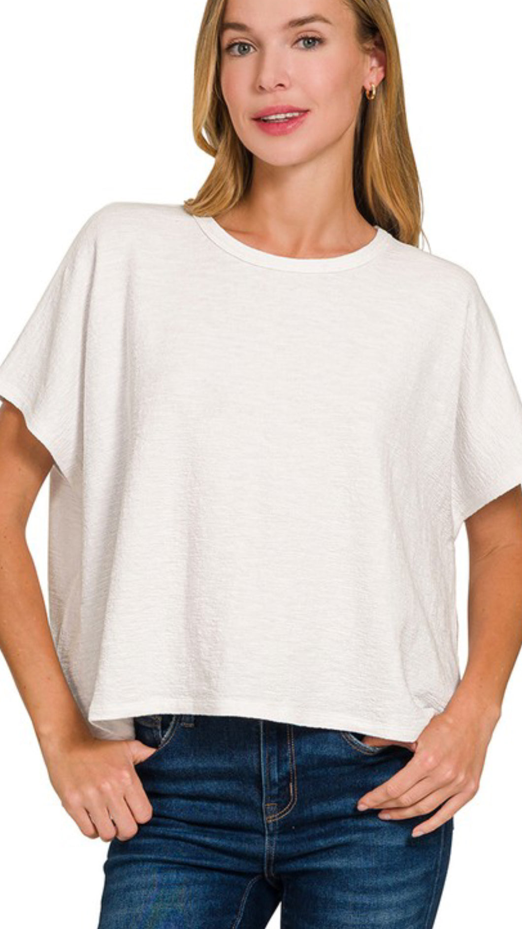 Cosmic Tomi White Burnout Tee