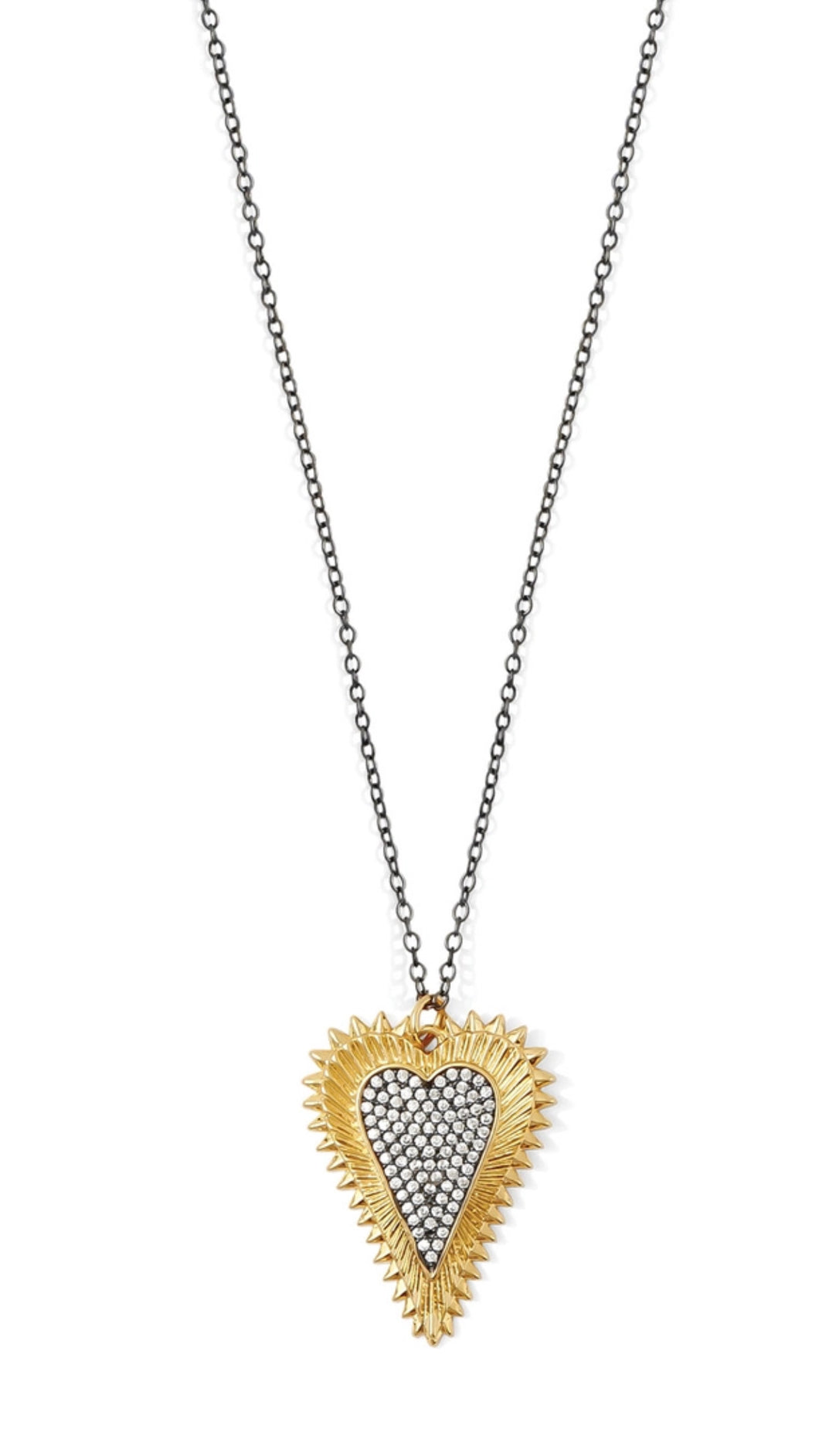 Cosmic Bling Heart Necklace