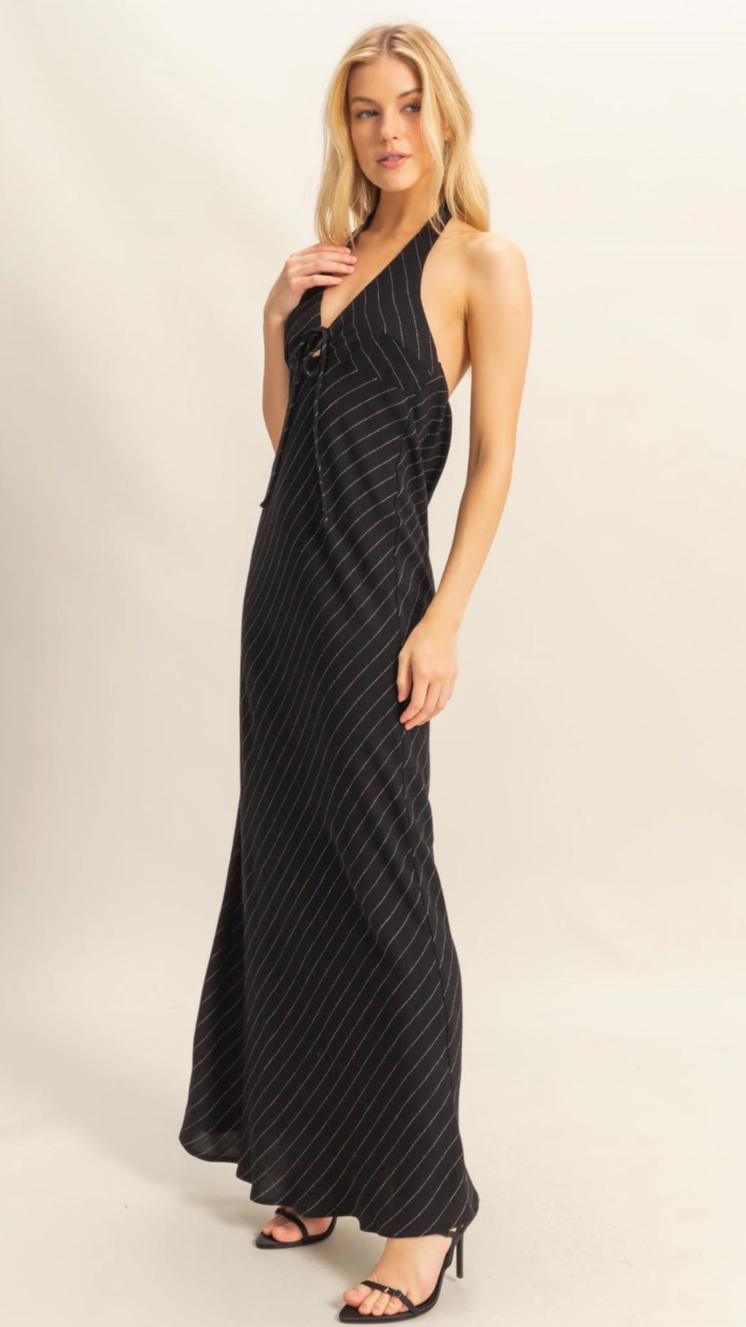 Cosmic Claribel Halter Maxi