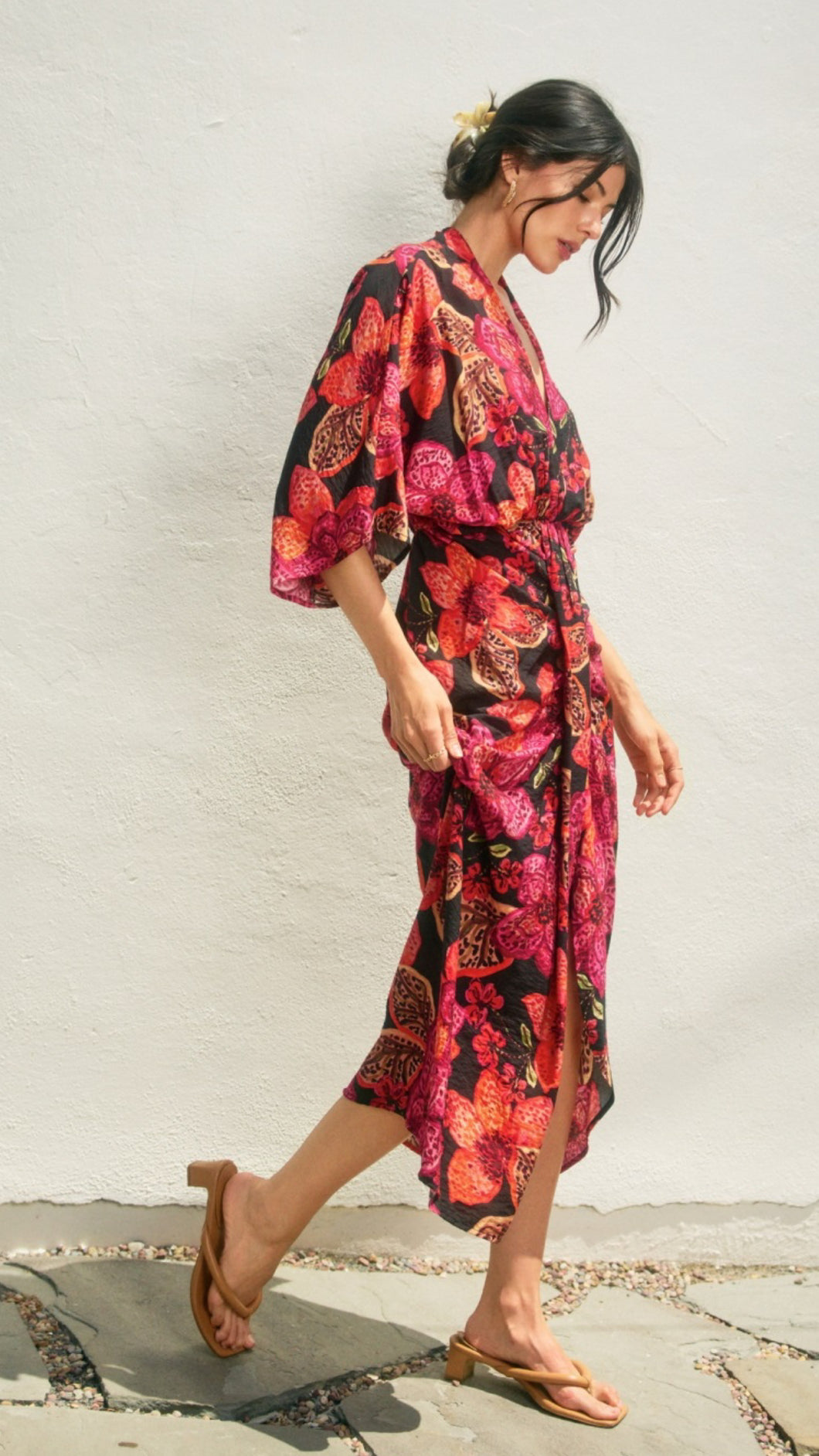 Cosmic Passion Ruched Dress