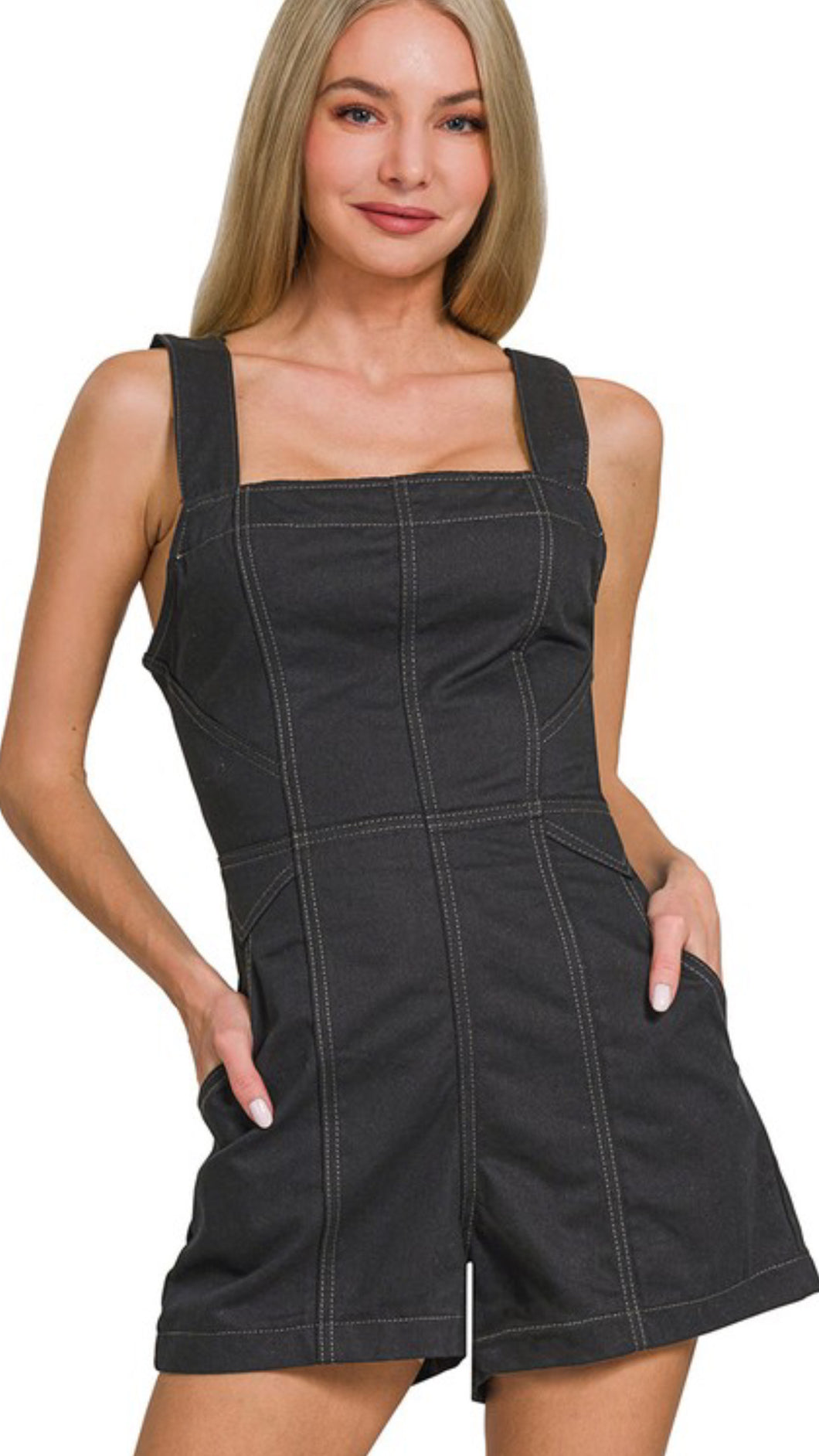 Cosmic Tiana Black Romper